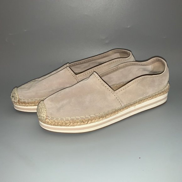 Prada Beige Suede Slip-on Espadrilles - Picture 1 of 8